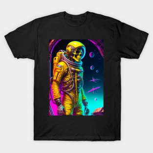 Skull in Space T-Shirt